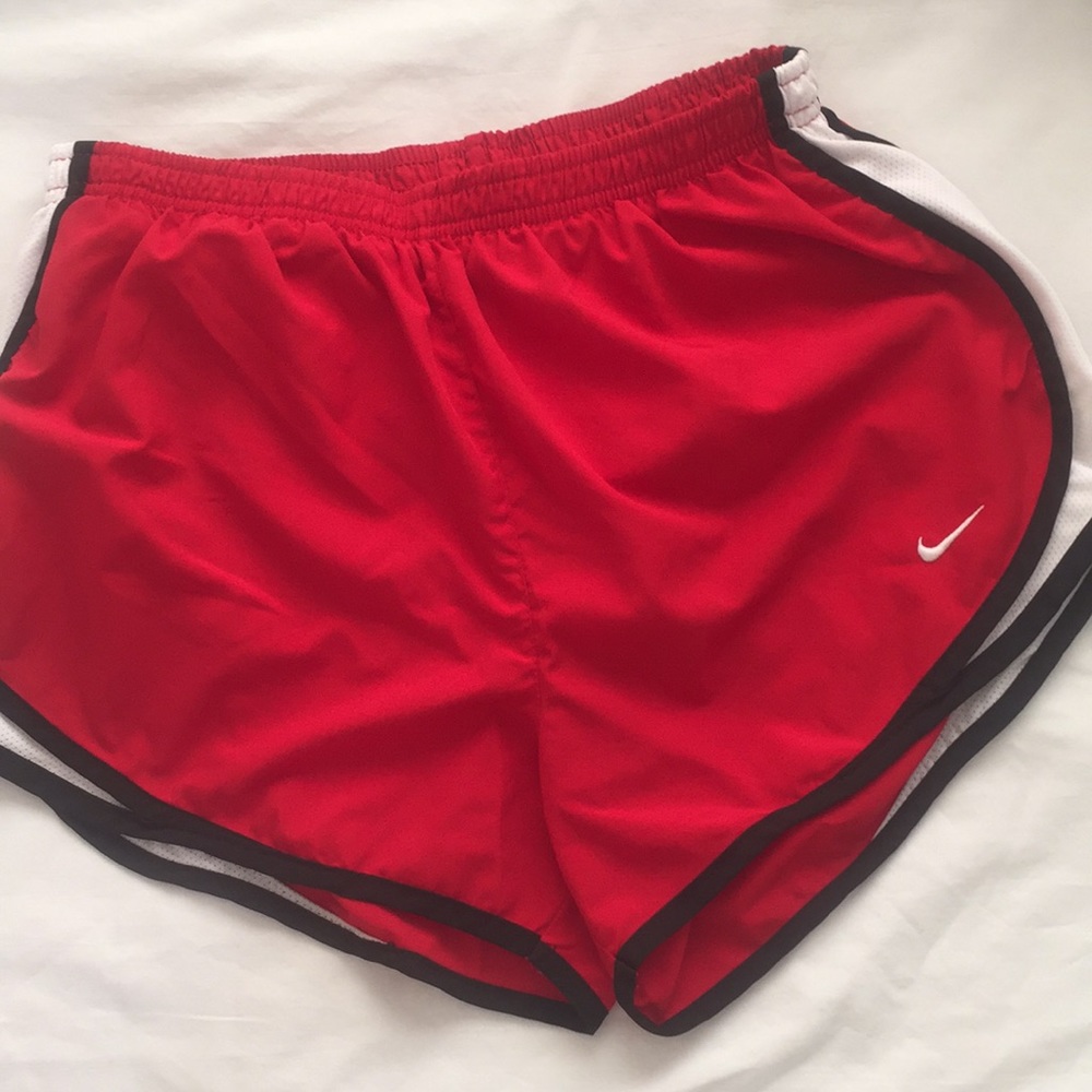 COPY - RED NIKE DRI FIT SHORT
